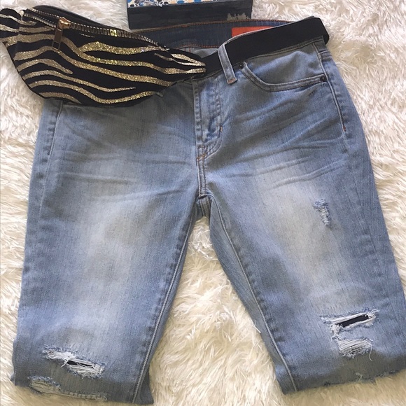 Jean Shop Destroyed Denim Jeans - Picture 12 of 16